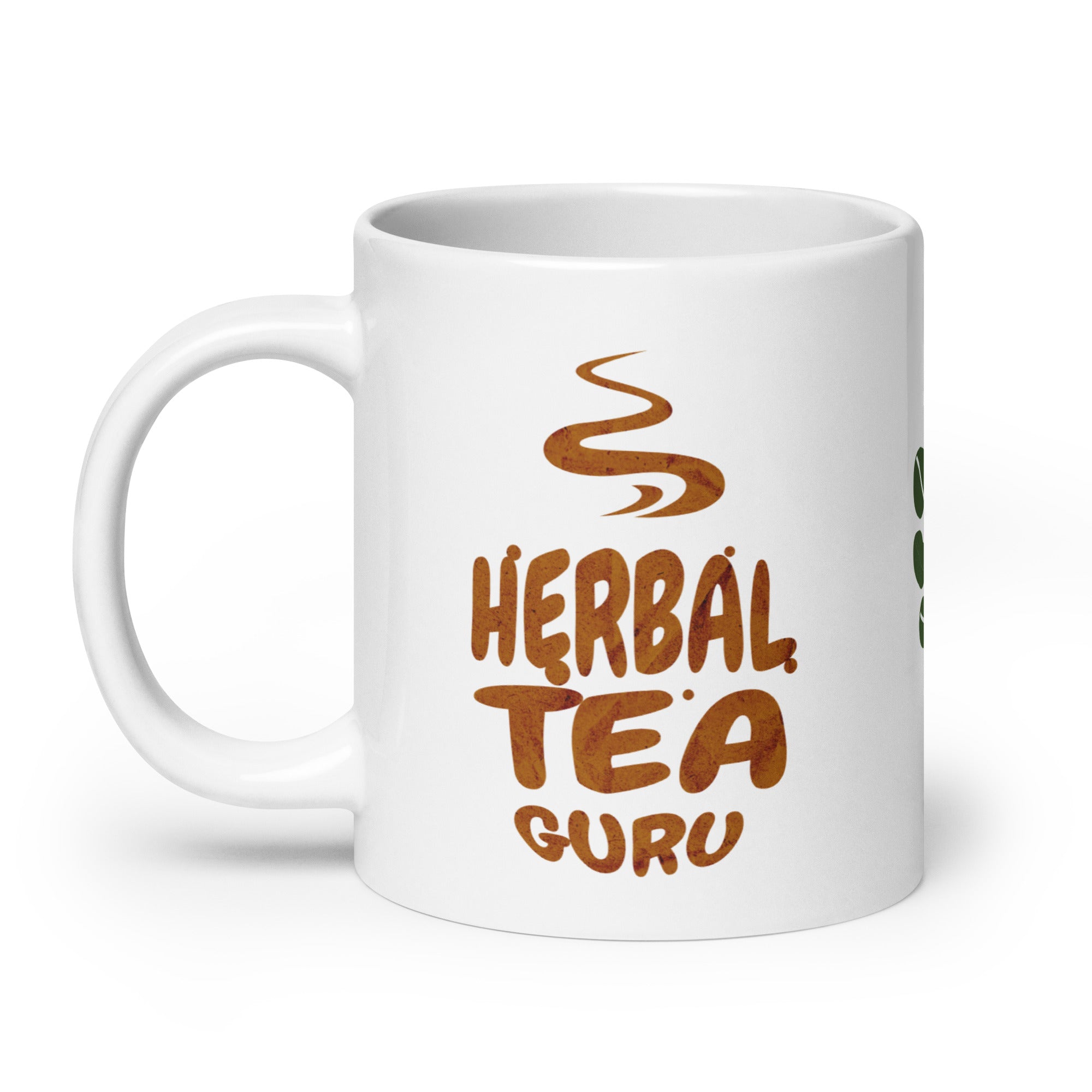 Herbal Tea Guru 20 oz Mug - White Color - https://ascensionemporium.net